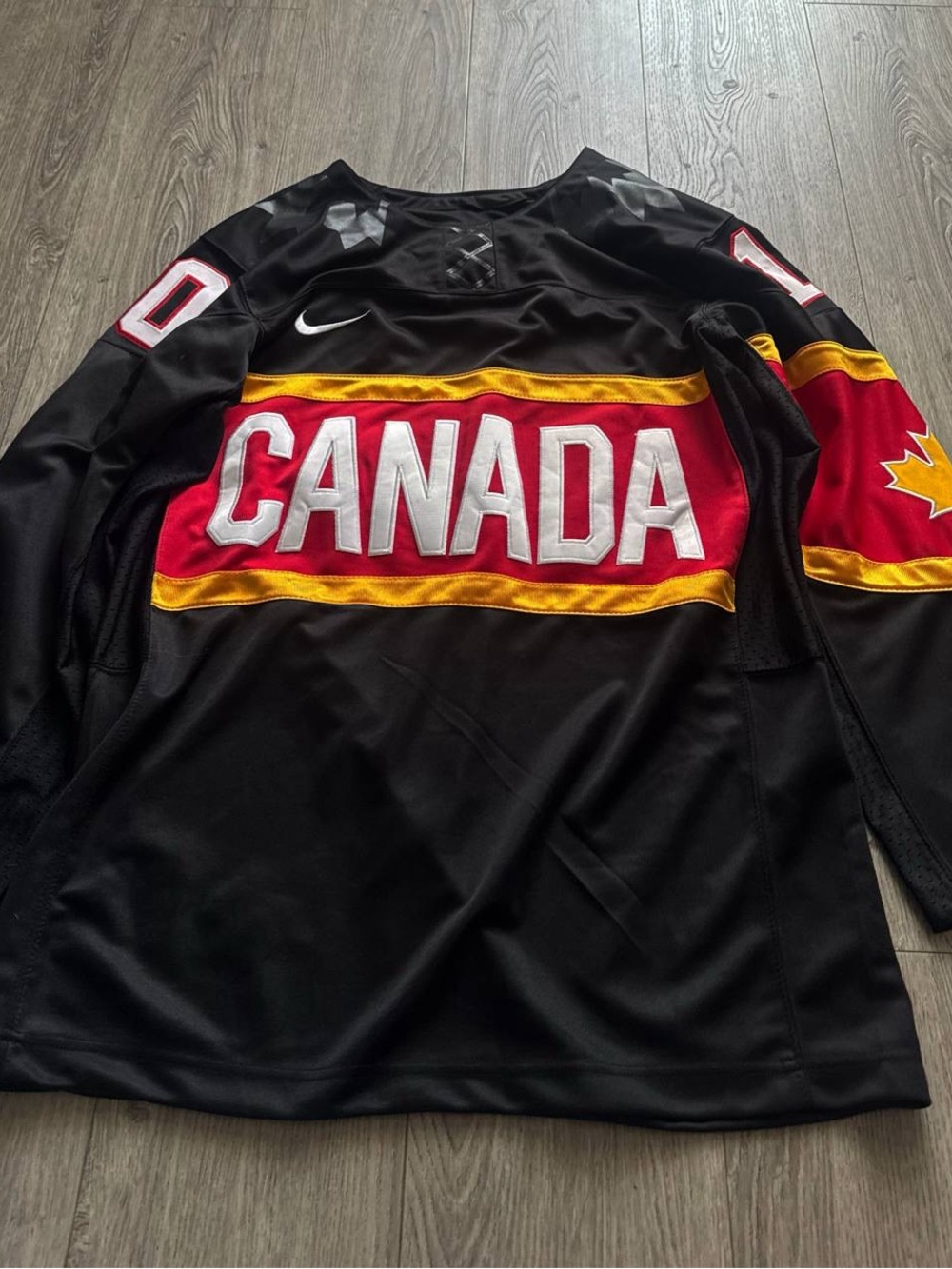 Patrick Sharp 2014 TEAM CANADA NIKE OLYMPIC HOCKEY JERSEY L SIZE (74)